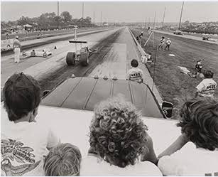 JEGS race team at the track