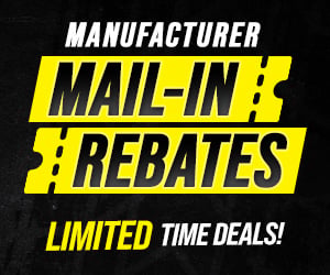 Manufacturer Mail-In and Online Rebates